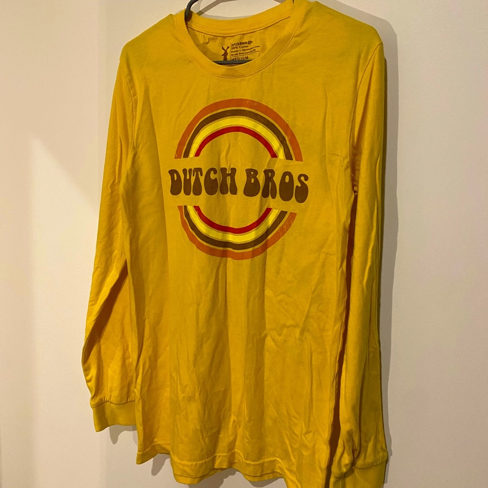 Yellow Dutch Bros Long Sleeve